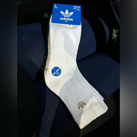 Adidas High Quarter Socks 3 Pair - Picture 2 of 4